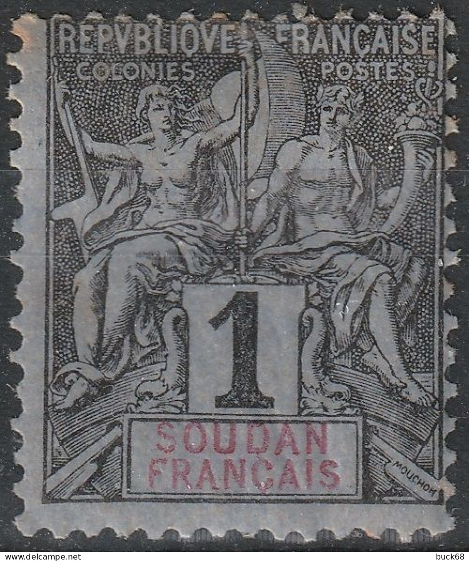 SOUDAN Poste  3 * MH Type GROUPE Paix Et Commerce Surcharge 1894 [ColCla] - Unused Stamps