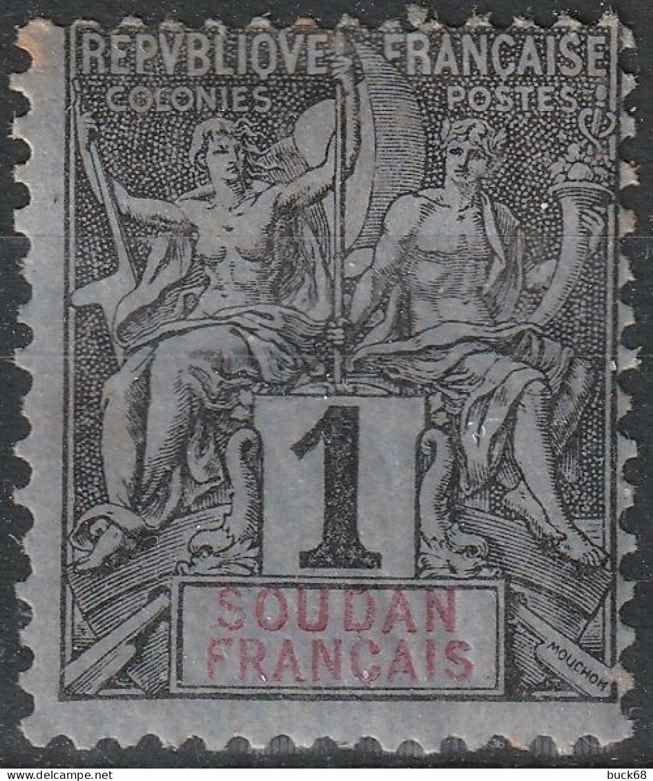 SOUDAN Poste  3 * MH Type GROUPE Paix Et Commerce Surcharge 1894 [ColCla] - Neufs