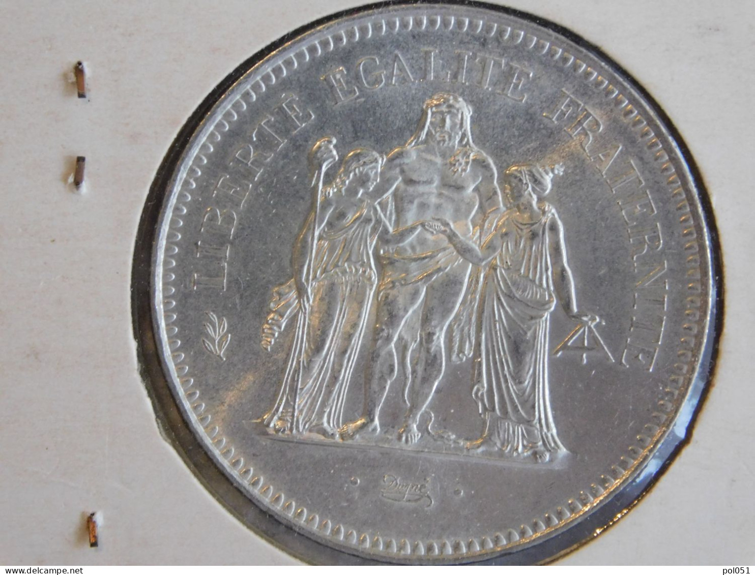 France 50 Francs 1976 HERCULE (1073) Argent Silver - 50 Francs