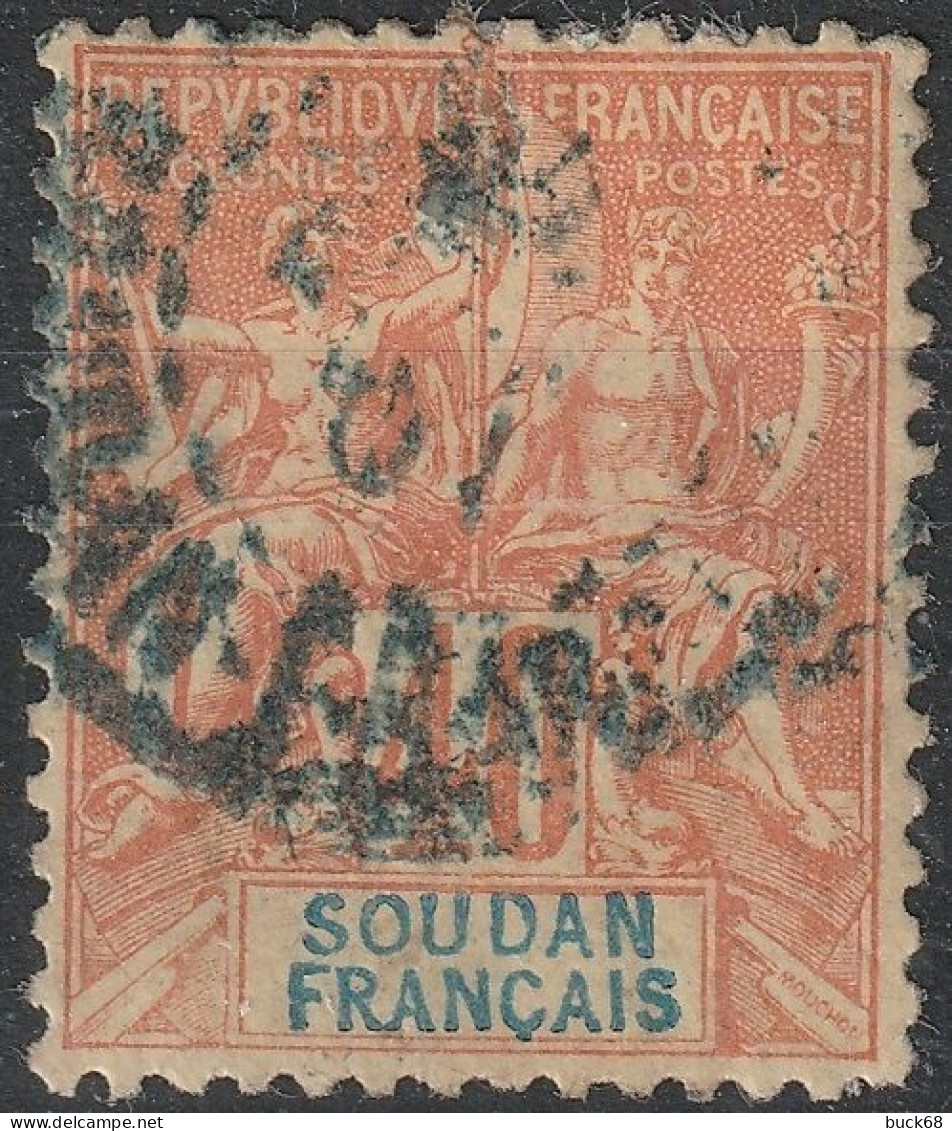 SOUDAN Poste  12 (o )Type GROUPE Paix Et Commerce Cachet1901 (CV 46 €) [ColCla] - Usados