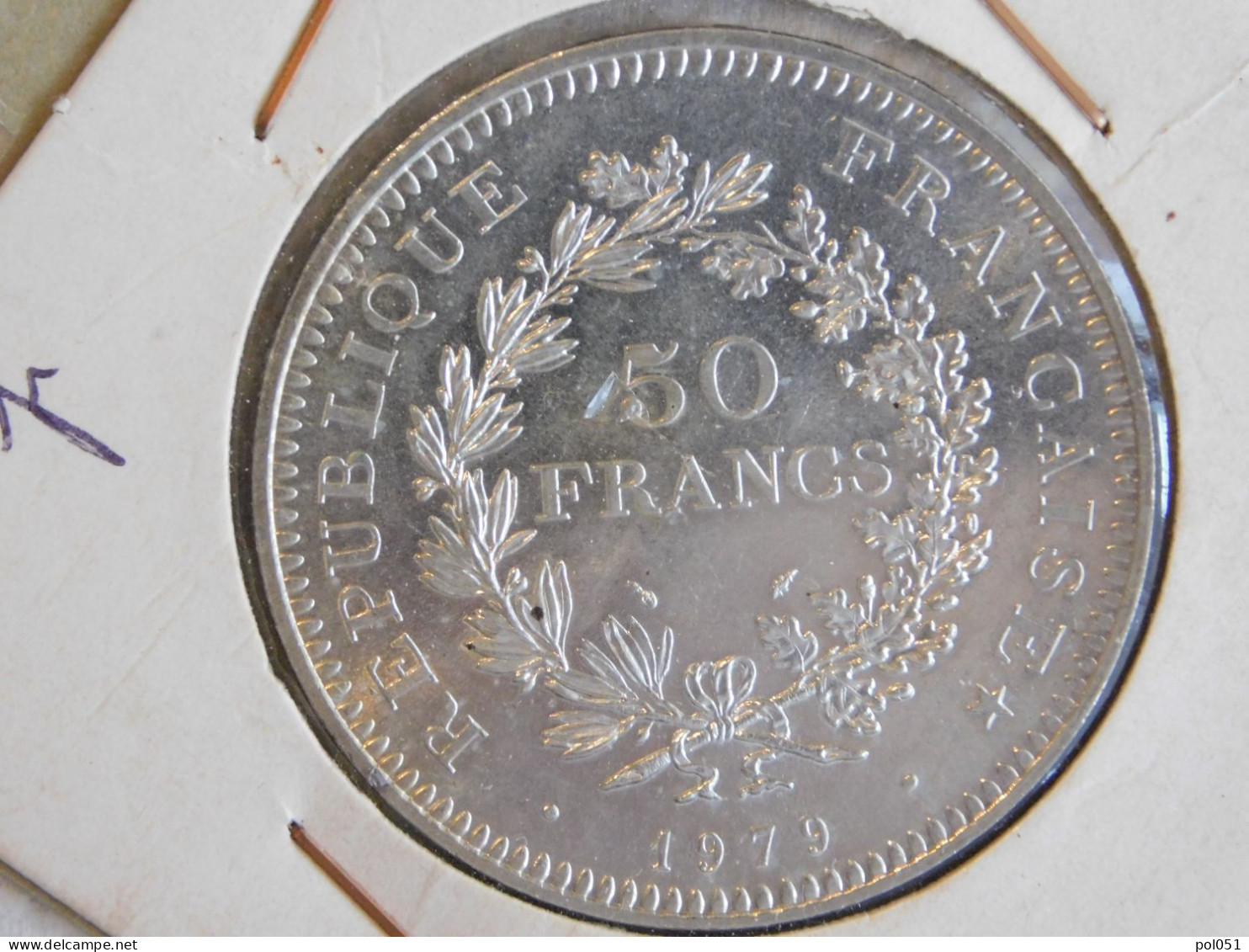 France 50 Francs 1979 HERCULE (1076) Argent Silver - 50 Francs