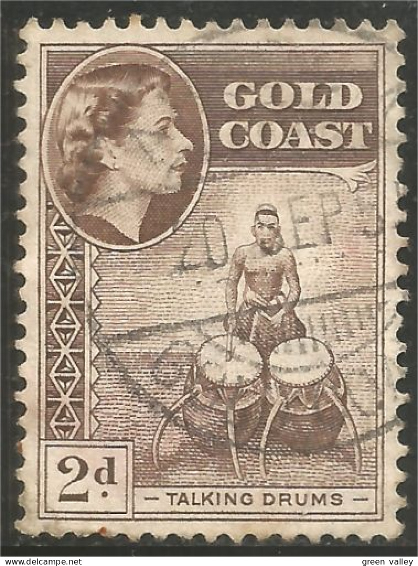456 Gold Coast 1952 Tam-Tam Tambour Talking Drums (GOL-31d) - Altri & Non Classificati
