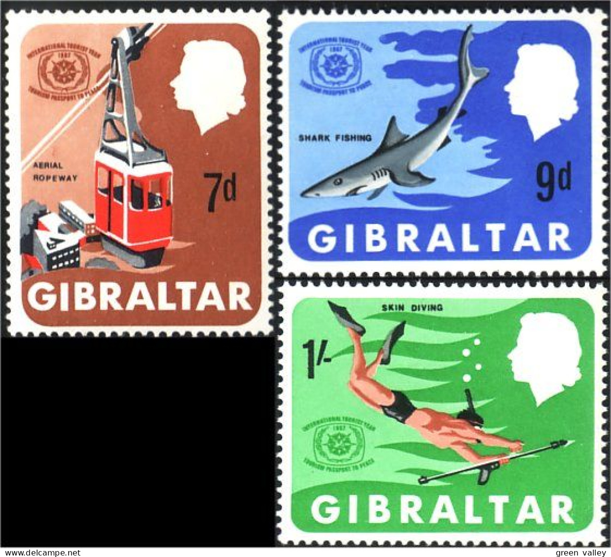 452 Gibraltar Plongee Skin Diving Shark Requin MNH ** Neuf SC (GIB-17) - Plongée