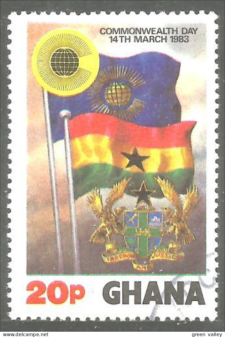 450 Ghana Drapeau Flag (GHA-190) - Timbres