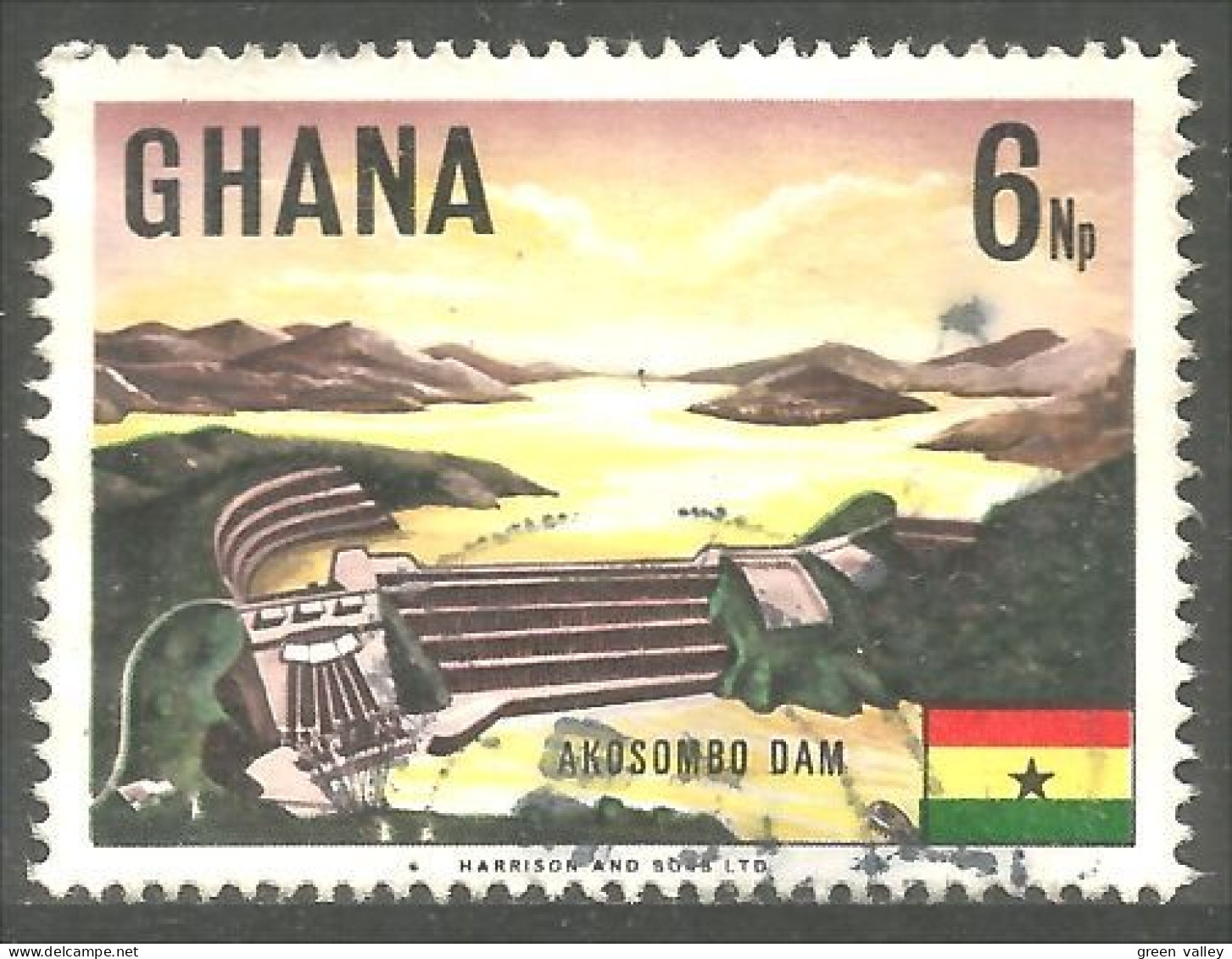 450 Ghana Barrage Akosombo Dam (GHA-169b) - Elektriciteit