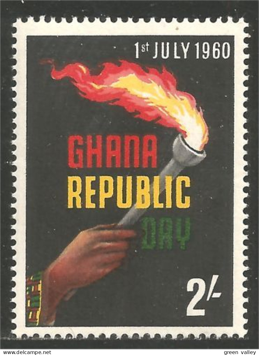 450 Ghana Torche Torch MNH ** Neuf SC (GHA-158) - Ghana (1957-...)