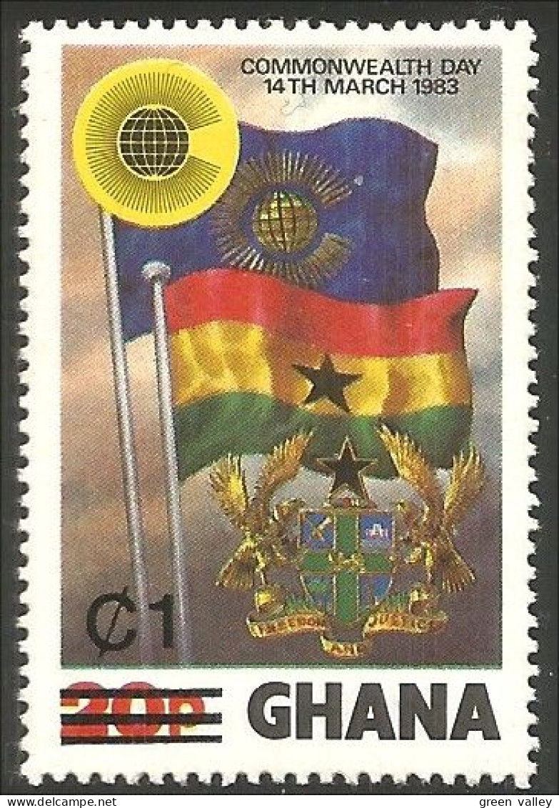 450 Ghana Drapeau Flag MNH ** Neuf SC (GHA-124) - Francobolli