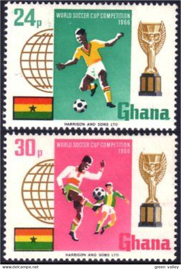 450 Ghana Soccer Football World Cup 1966 MH * Neuf (GHA-95) - 1966 – Engeland