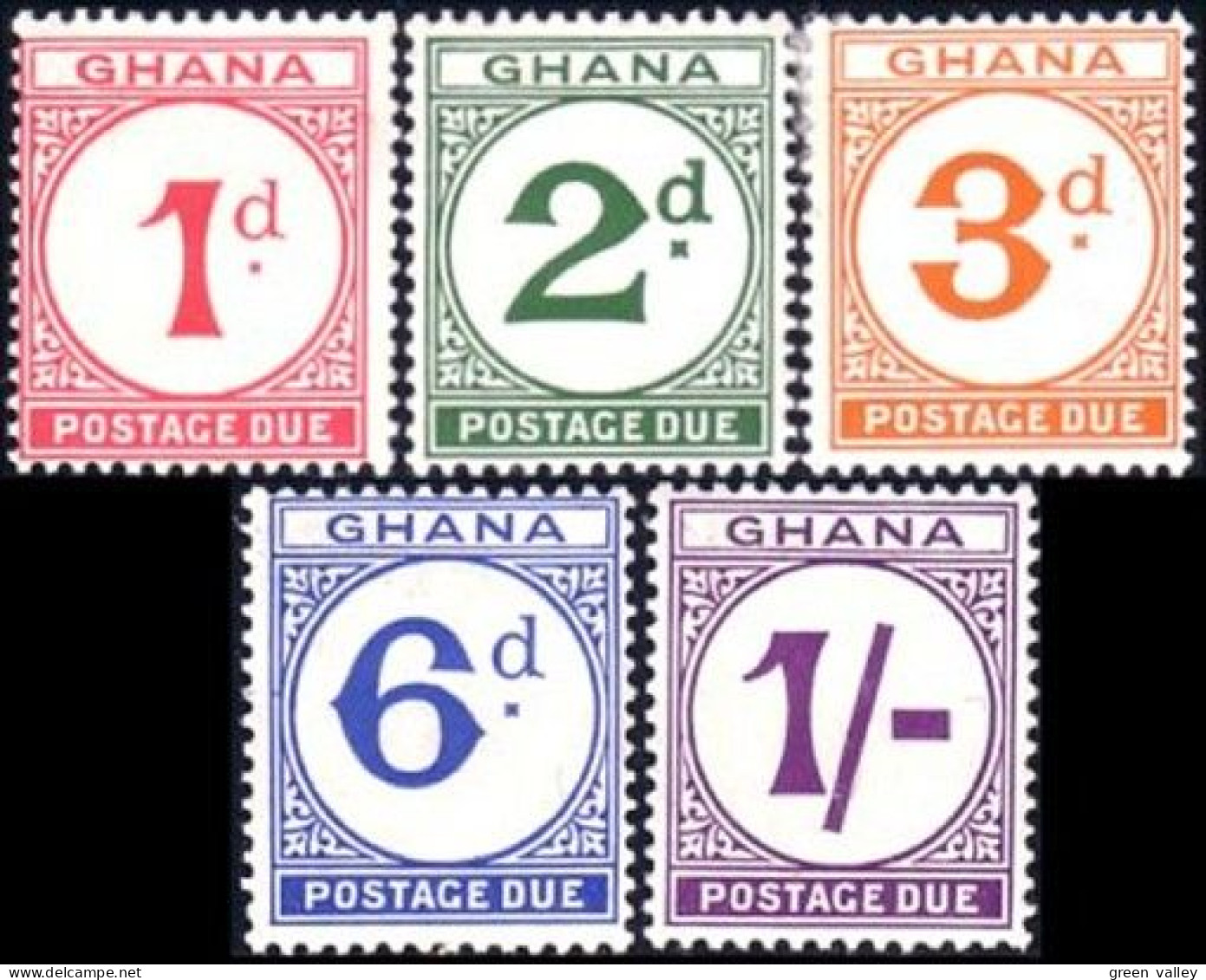 450 Ghana Taxe Postage Due MH * Neuf (GHA-107) - Ghana (1957-...)