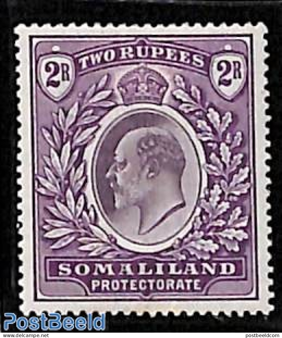 British Somalia 1904 2R, Stamp Out Of Set, Unused (hinged) - Somalilandia (Protectorado ...-1959)