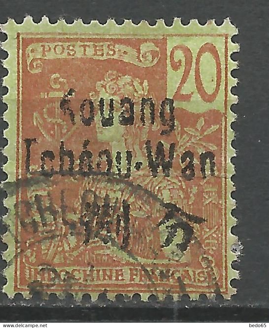 KOUANG-TCHEOU N° 7 Variétée  K De KOUANG à Moitié OBL / Used - Gebruikt