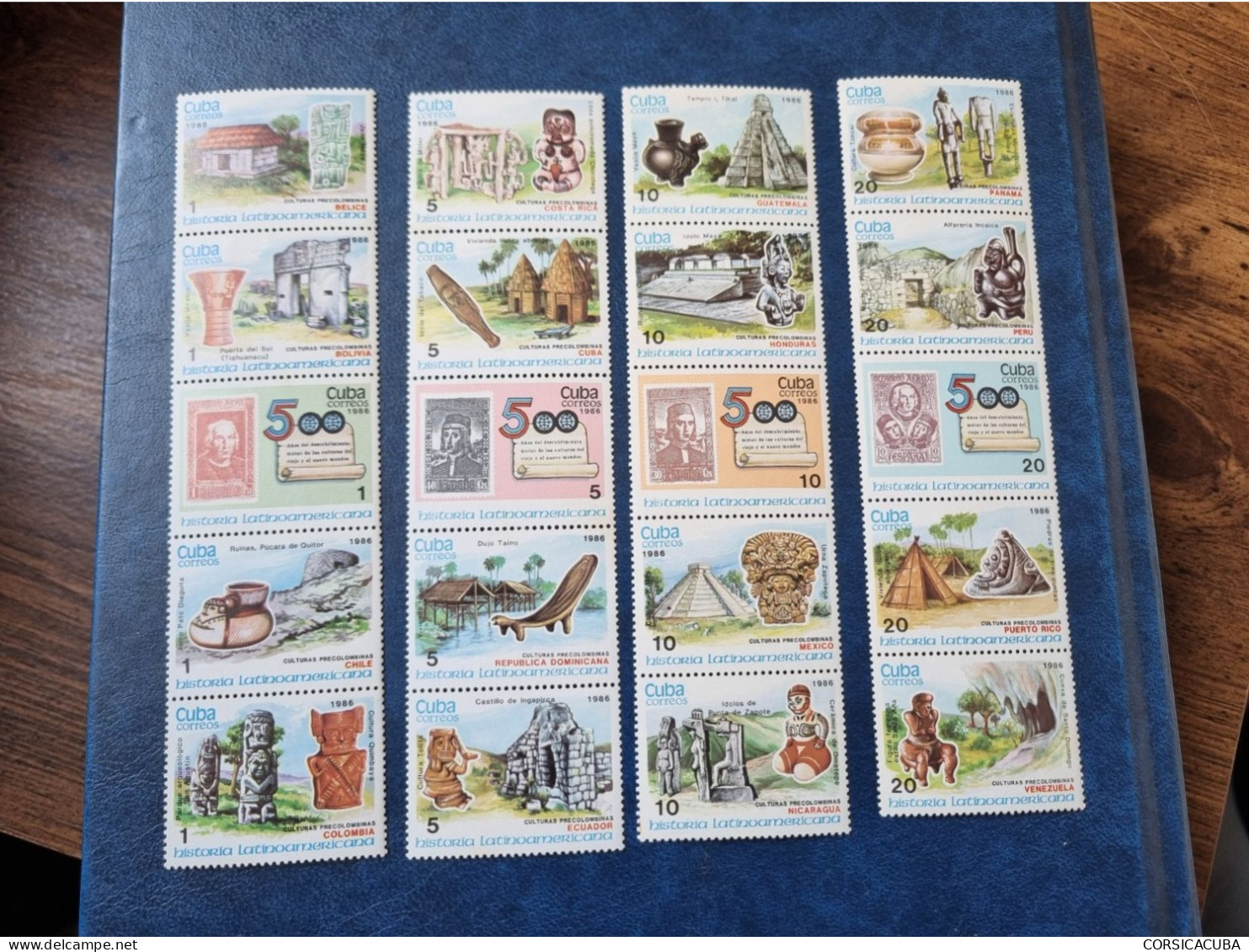 CUBA  NEUF   1986   HISTORIALATINOAMERICANA  //  PARFAIT  ETAT  //  1er  CHOIX  // - Unused Stamps