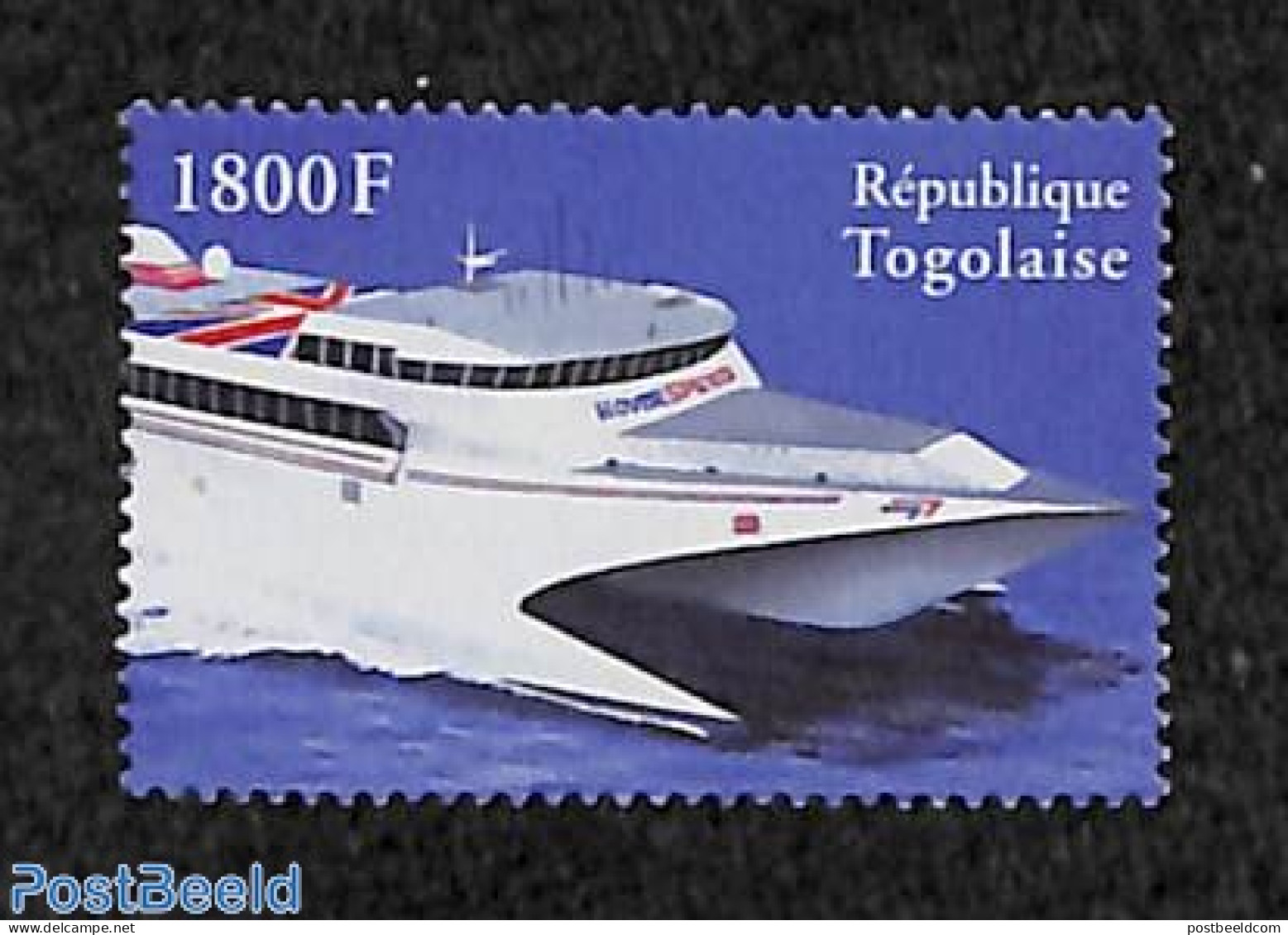 Togo 2000 Ship 1v, Mint NH - Togo (1960-...)