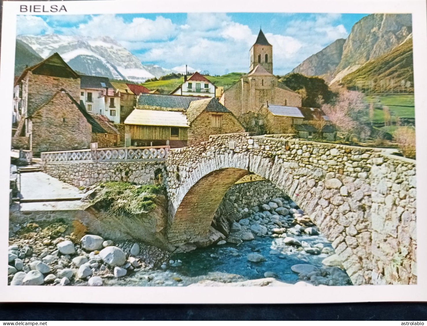 Bielsa, Puente Románico Y Río Barrosa (Huesca) CP Sín Circular - Huesca
