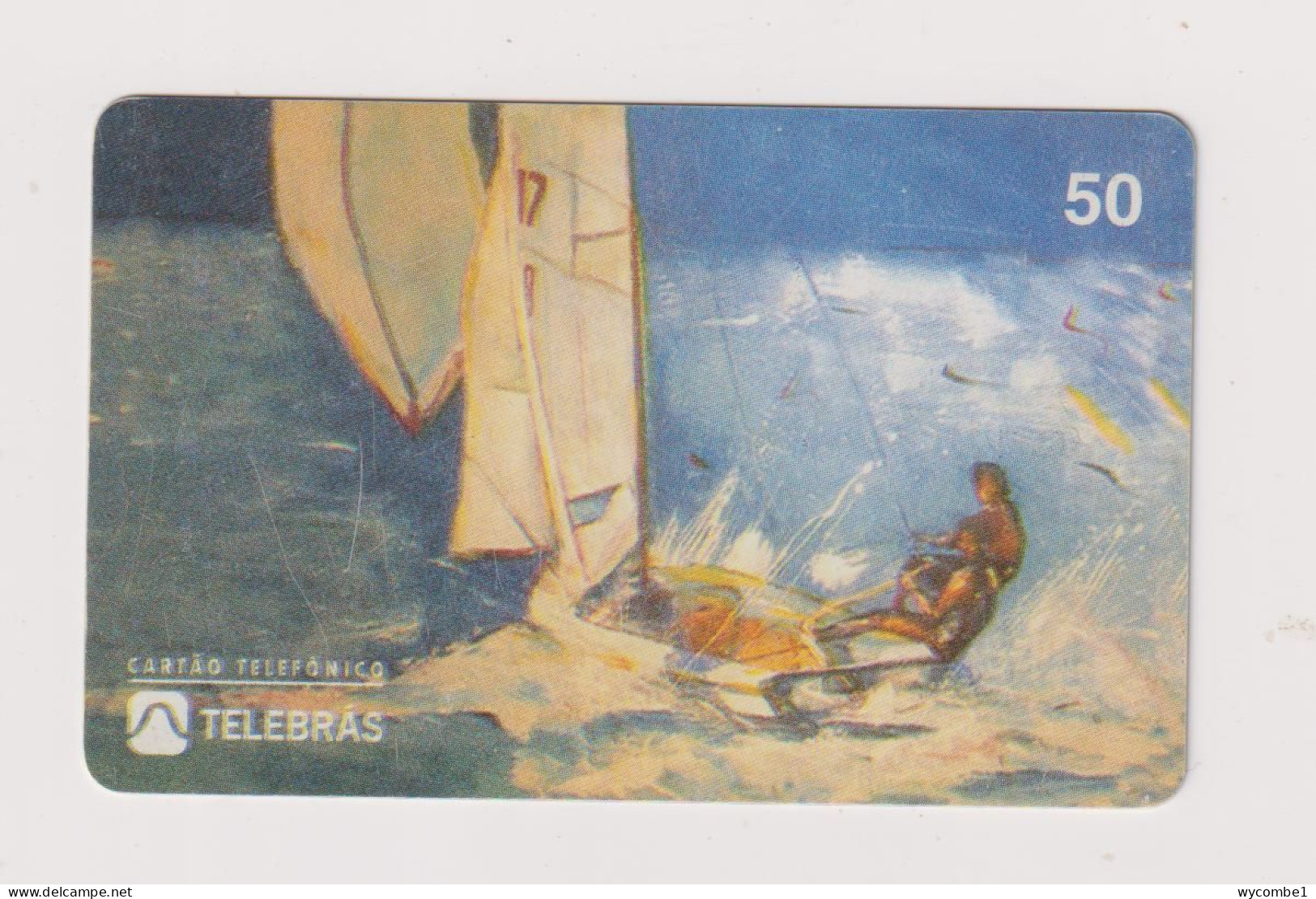 BRASIL -  Olympic Sailing Inductive  Phonecard - Brésil