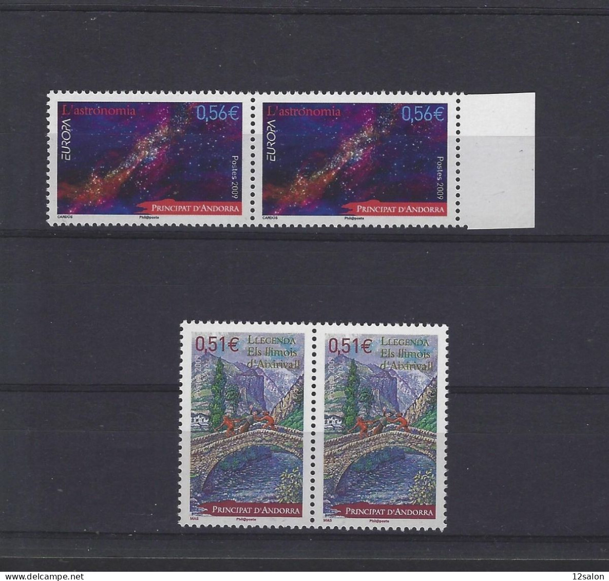 ANDORRE 2009 - Unused Stamps