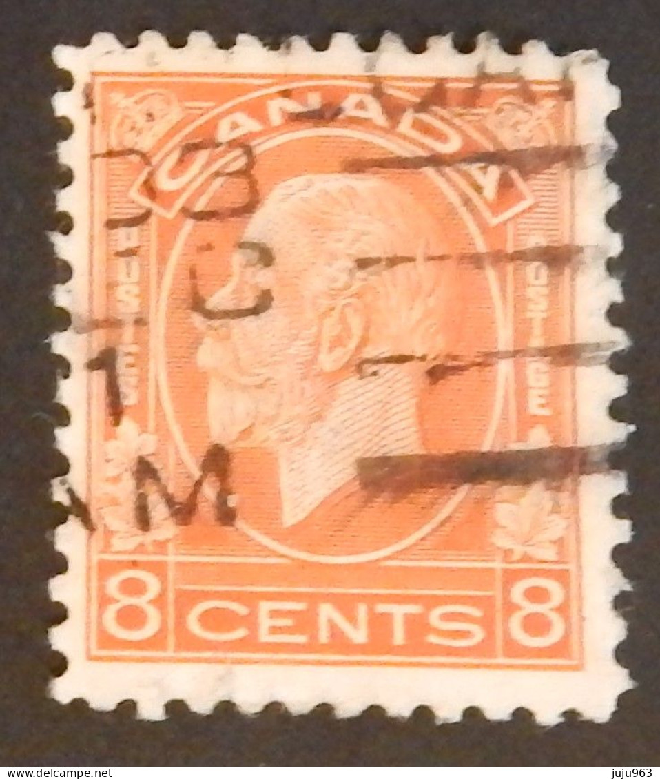 CANADA YT 166 OBLITÉRÉ "GEORGE V" ANNÉES 1932/1933 - Usati