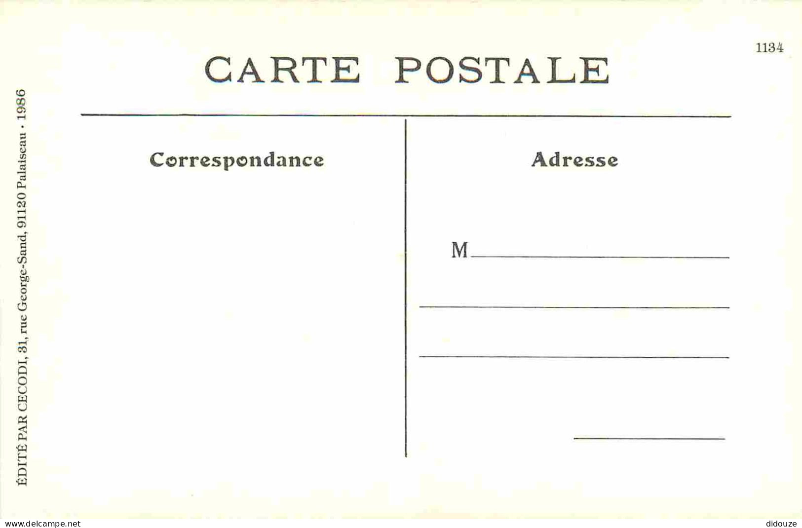 Reproduction CPA - 37 Mettray - Colonie De Mettray - Les Charrons - C'était La France - No 1134 - CPM Format CPA - Carte - Mettray