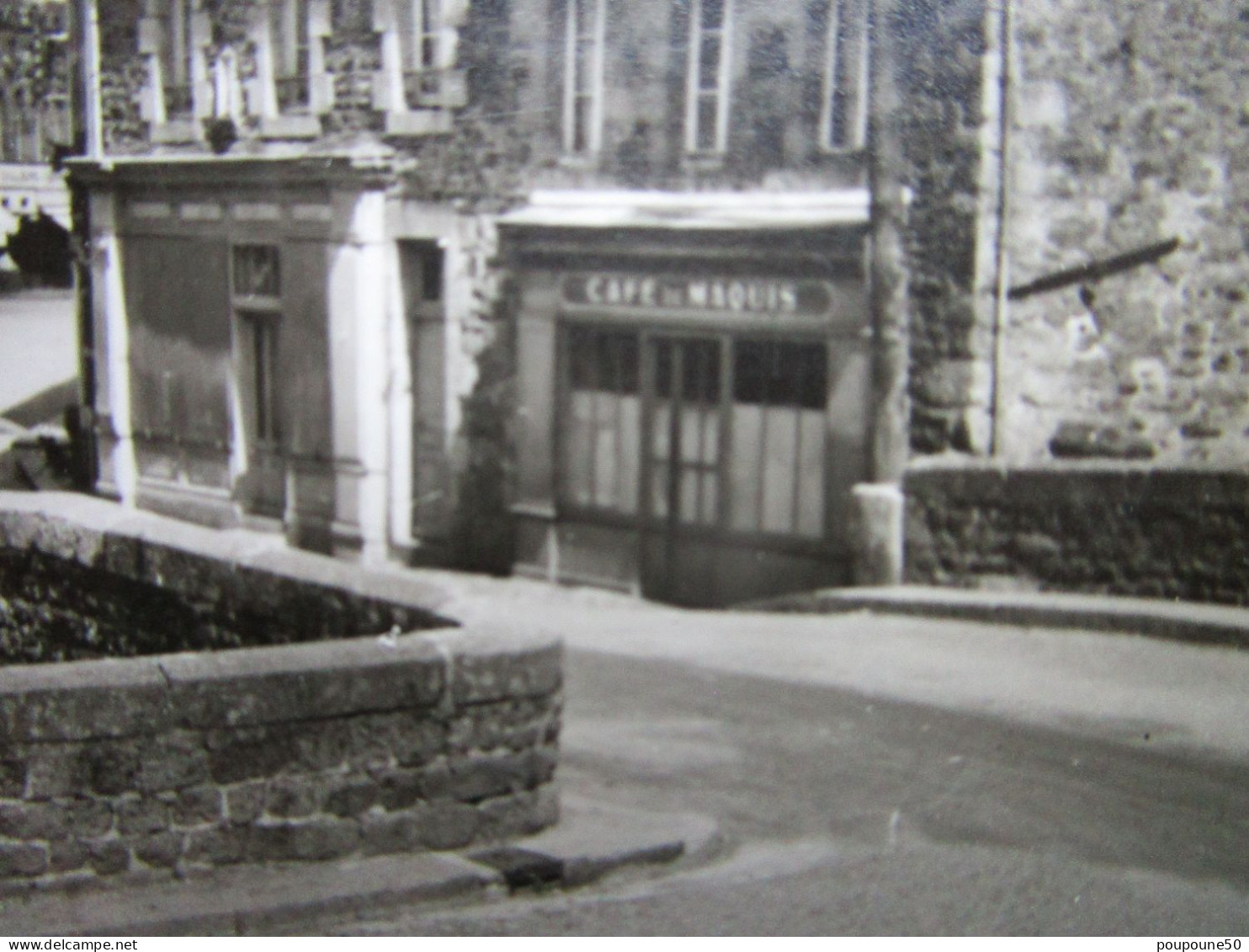 CP 22 Côtes Du Nord CHATELAUDREN Plouagat - Le Café " Du Maquis " Pont Du Leff - Réclame RAPHAEL Apéritif 1950 - Châtelaudren