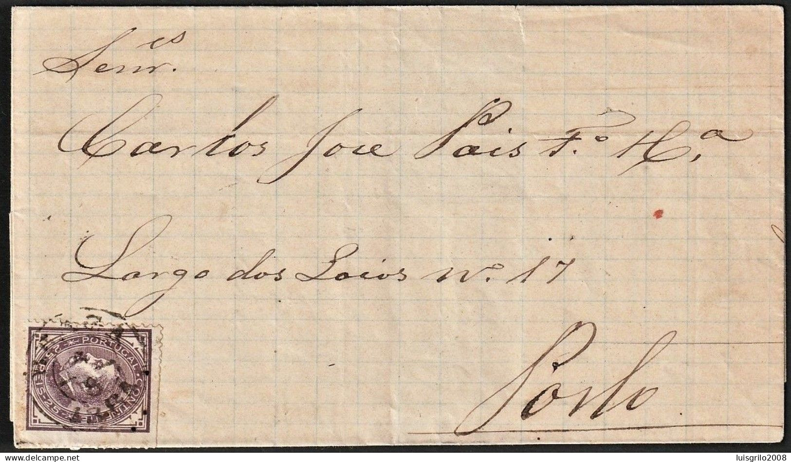 Letter/ Lettre - 1880,  Braga To Porto - Briefe U. Dokumente