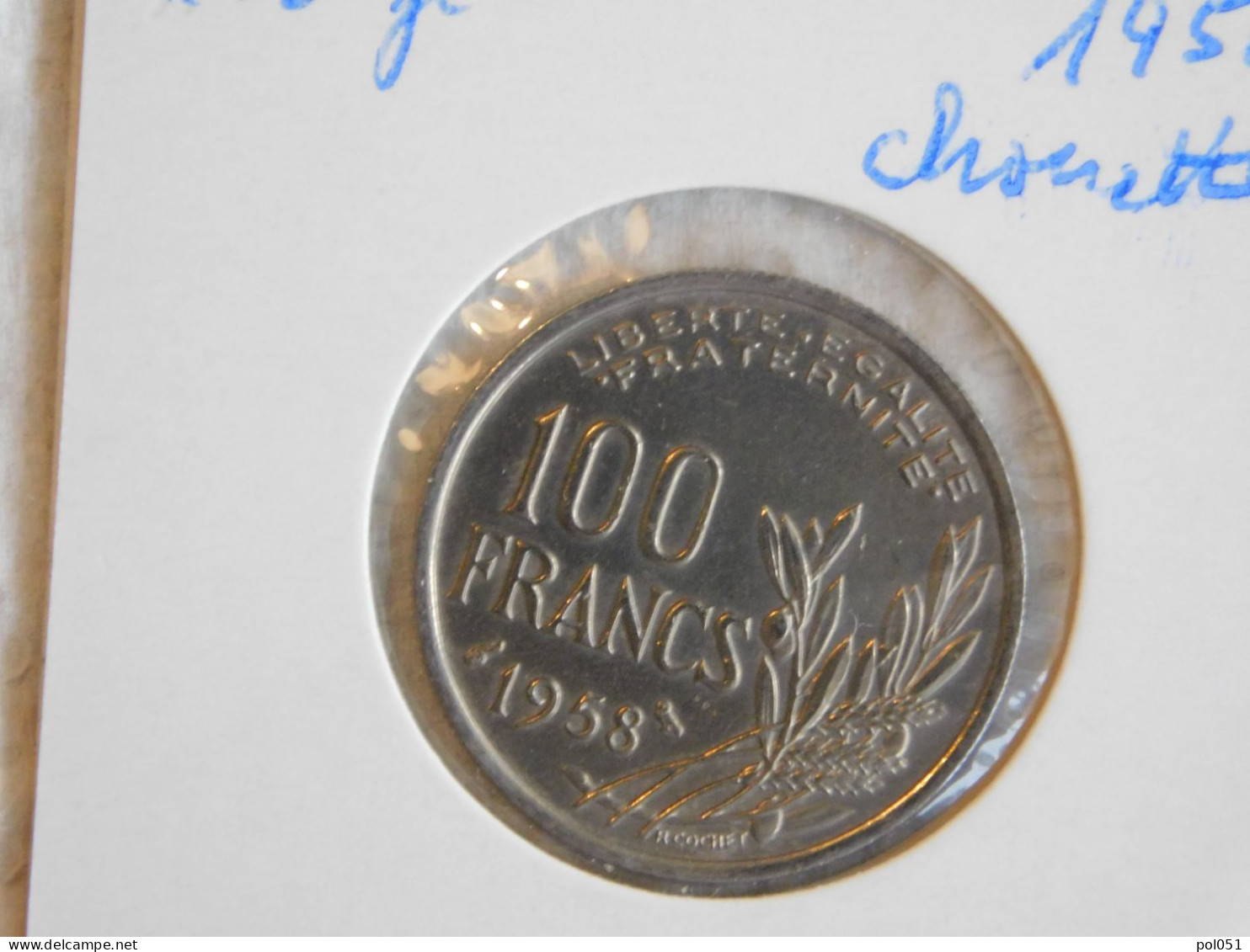 France 100 Francs 1958 Chouette COCHET (1088) - 100 Francs