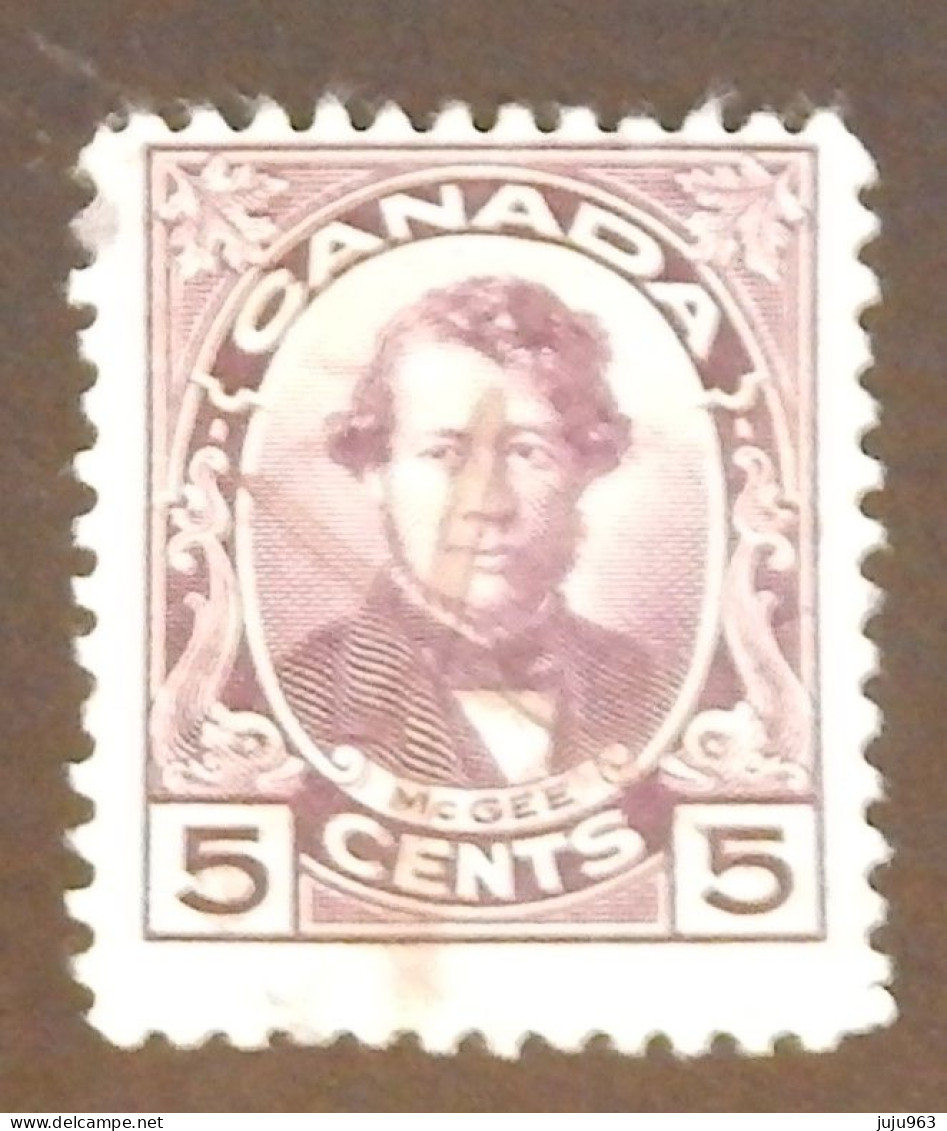 CANADA YT 126 OBLITÉRÉ "D ARCY MCGEE" ANNÉE 1927 - Used Stamps