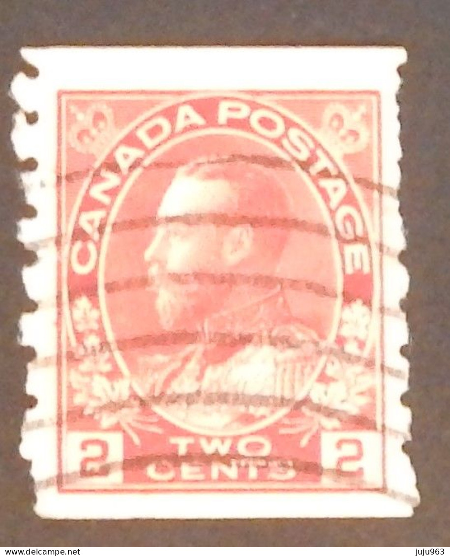 CANADA YT 94aB OBLITERE "GEORGE V" ANNÉES 1911/1916 - Gebraucht