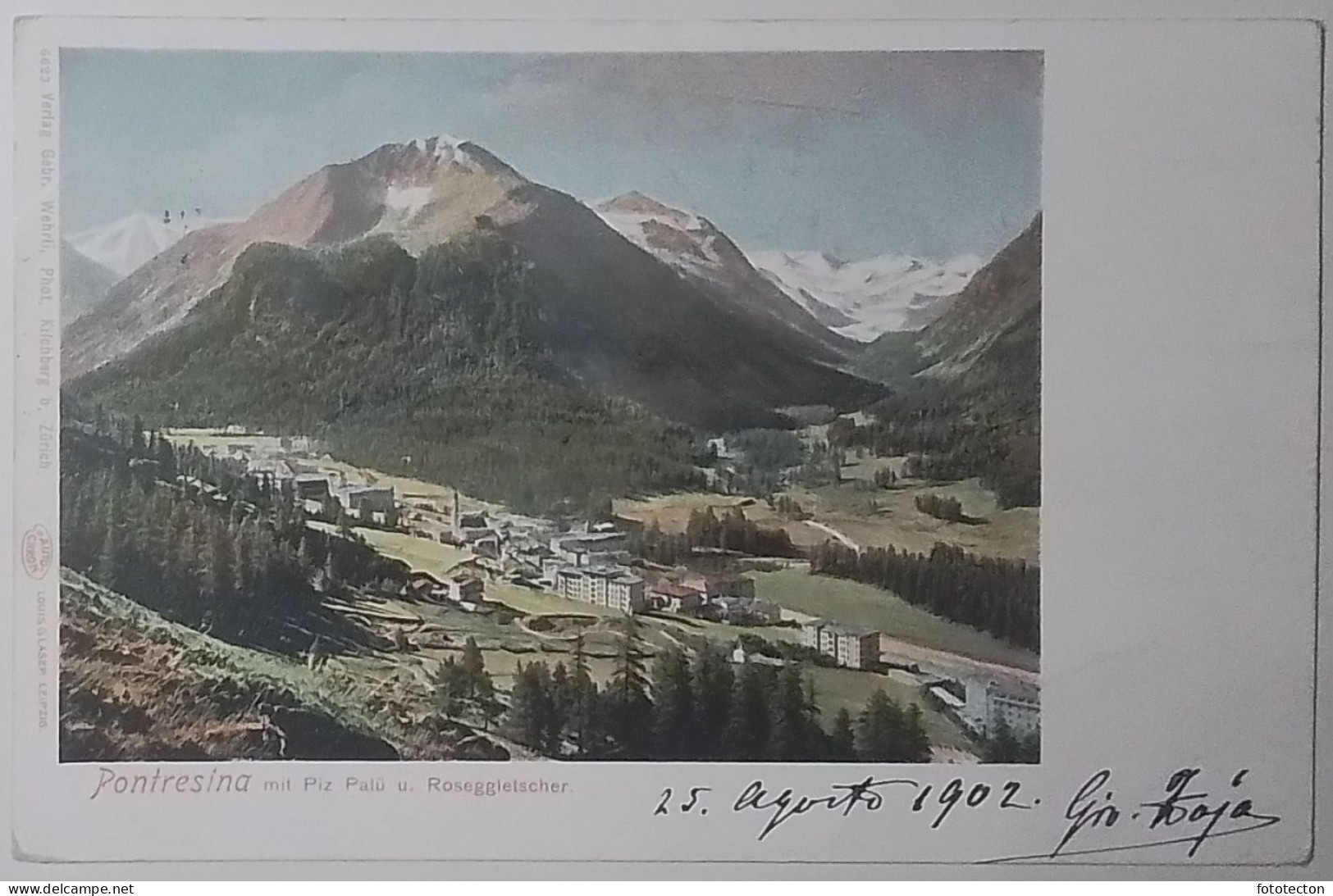 Switzerland, Suisse - Pontresina- 1902 - Pontresina