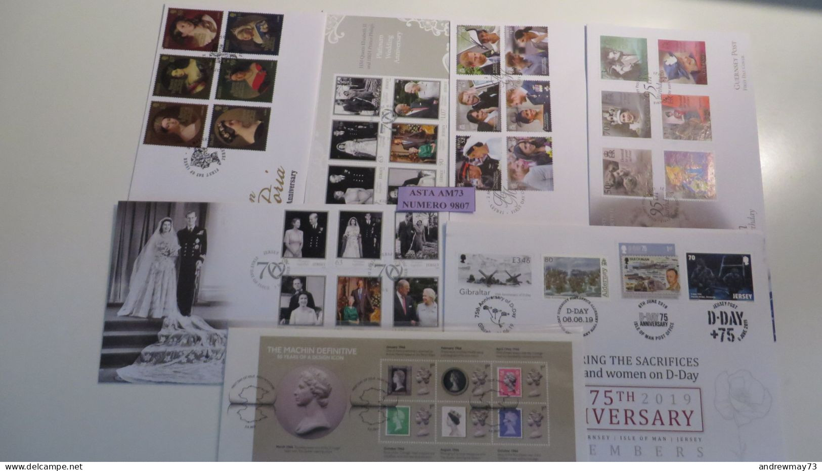 JERSEY- NICE FDC SELECTION - BARGAIN PRICE - Gibraltar