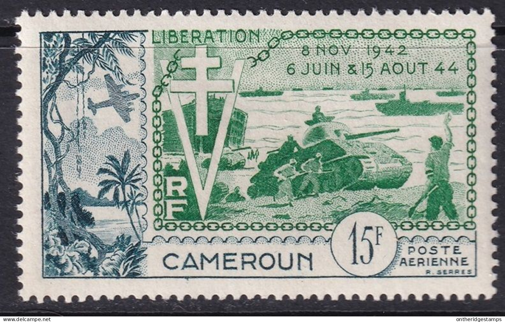 Cameroun 1954 Sc C32  Air Post MNH** - Poste Aérienne