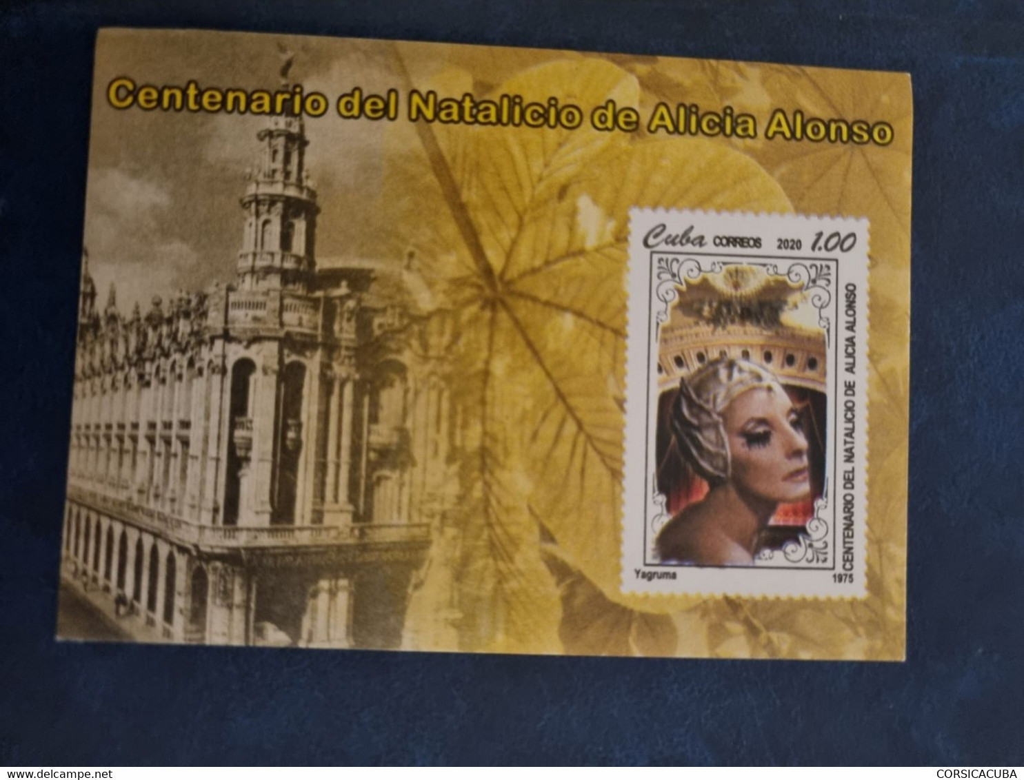 CUBA  NEUF  2020    HB  CENTENARIO  NATALICO  DE  ALICIA  ALONSO  //  PARFAIT  ETAT //  1er  CHOIX  // - Unused Stamps