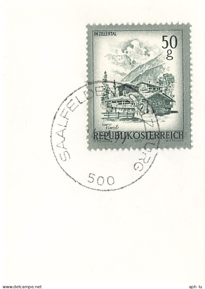 Bahnpost (R.P.O./T.P.O) Saalfelden-Salzburg [Ausschnitt] (AD3111) - Brieven En Documenten