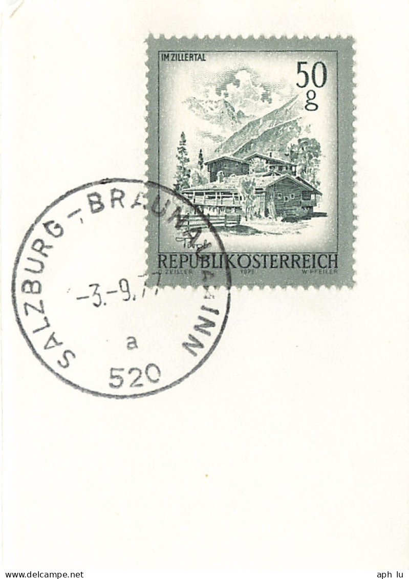 Bahnpost (R.P.O./T.P.O) Salzburg-Braunau Am Inn [Ausschnitt] (AD3115) - Lettres & Documents