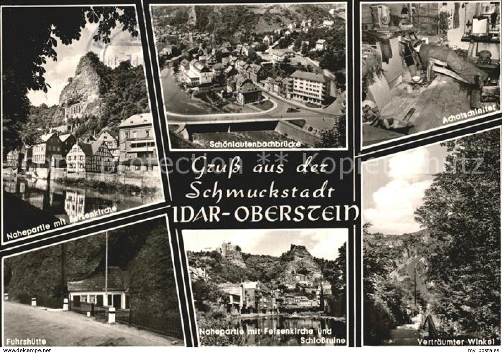 72451151 Idar-Oberstein Nahe Felsenkirche Schoenlautenbachbruecke Achatschleifer - Idar Oberstein