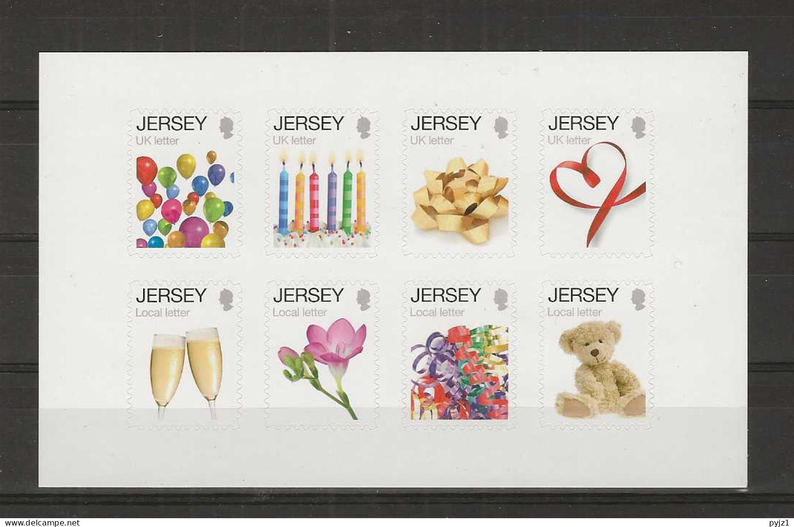 2012 MNH Jersey, Mi 1654-61  Postfris** - Jersey