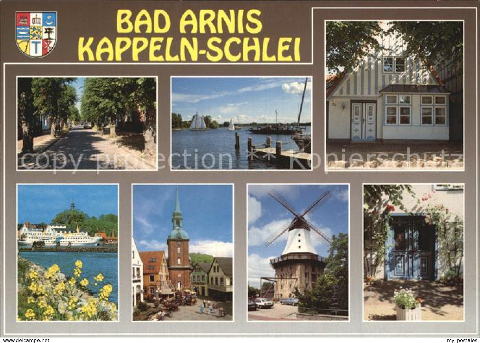 72451004 Kappeln Schlei Kirchenpartie Windmuehle Ellenberg - Kappeln / Schlei