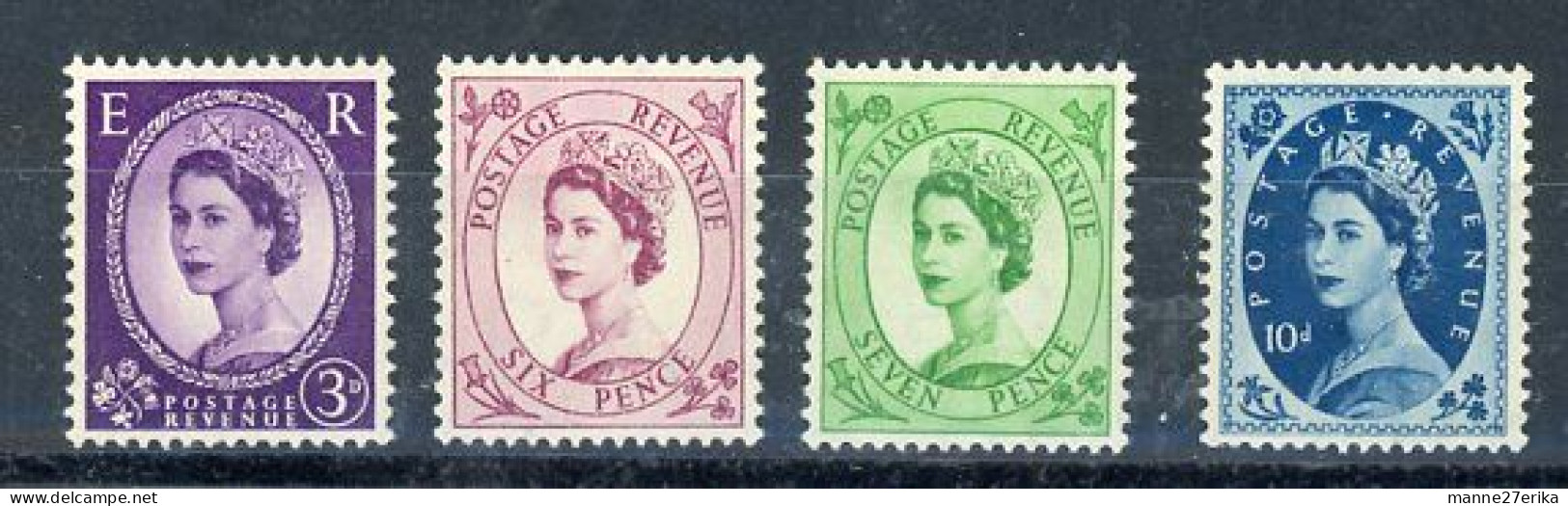 Great Britain MH 1952-54 - Unused Stamps