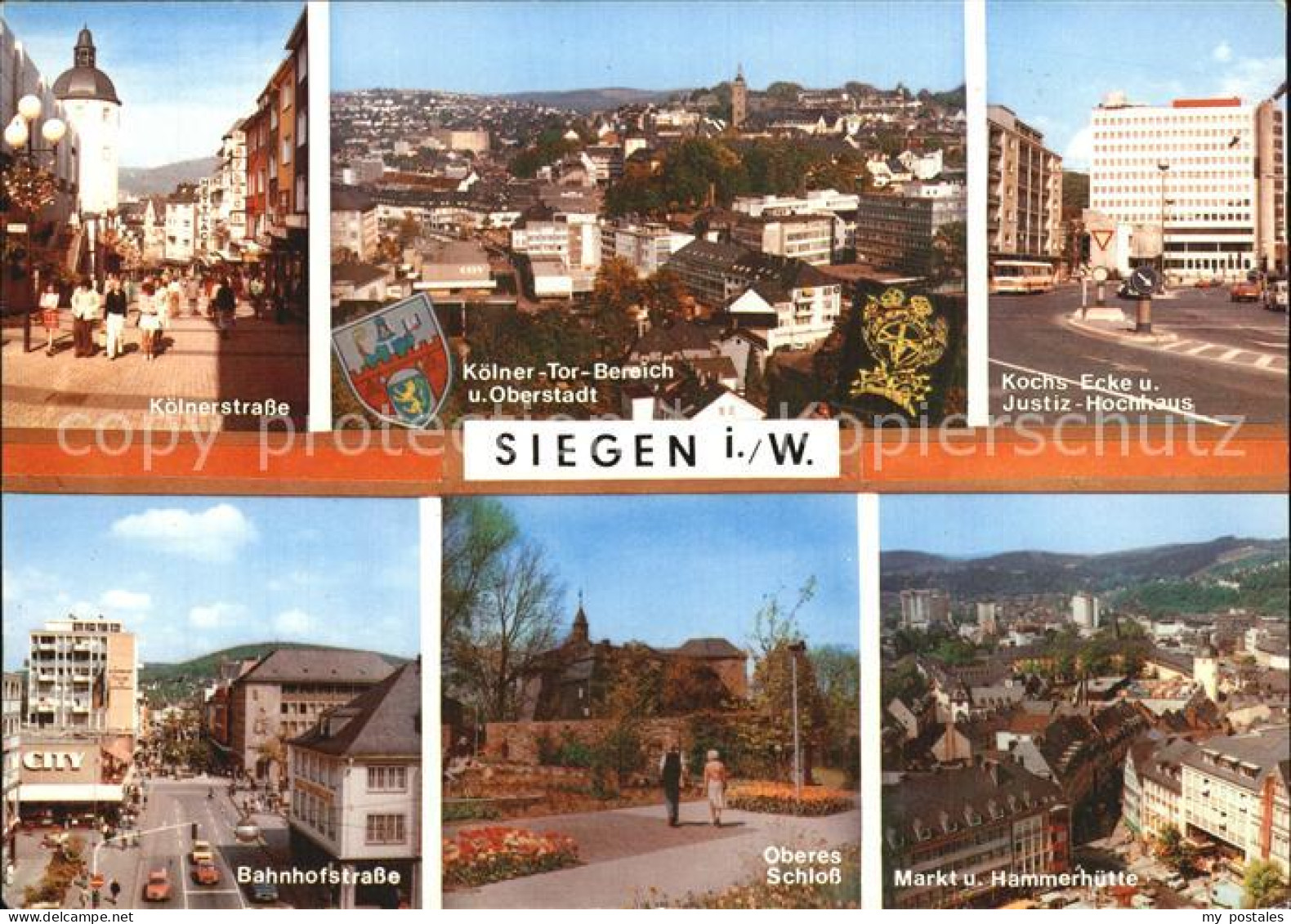 72450662 Siegen Westfalen Koelner Tor Bereich Koelnerstrasse Bahnhofstrasse Ober - Siegen