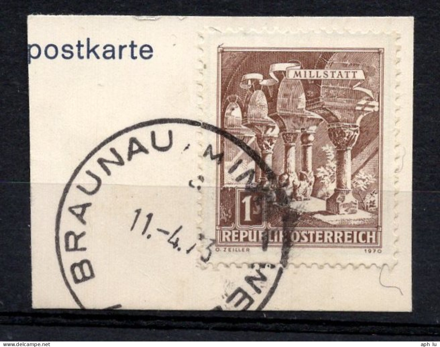 Bahnpost (R.P.O./T.P.O) Braunau Am Inn-Wels [Ausschnitt] (AD3129) - Lettres & Documents