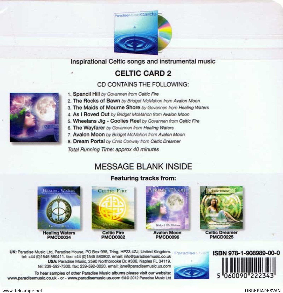 Celtic CD Card 2 + Tarjeta De Felicitación + Sobre - New Age