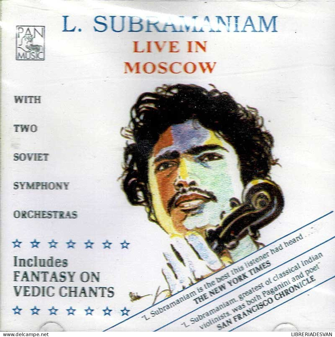 L. Subramaniam - Live In Moscow. CD - New Age