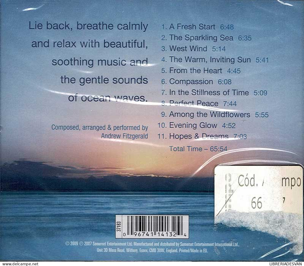 Andrew Fitzgerald - Peace. Music For Relaxation. CD - New Age