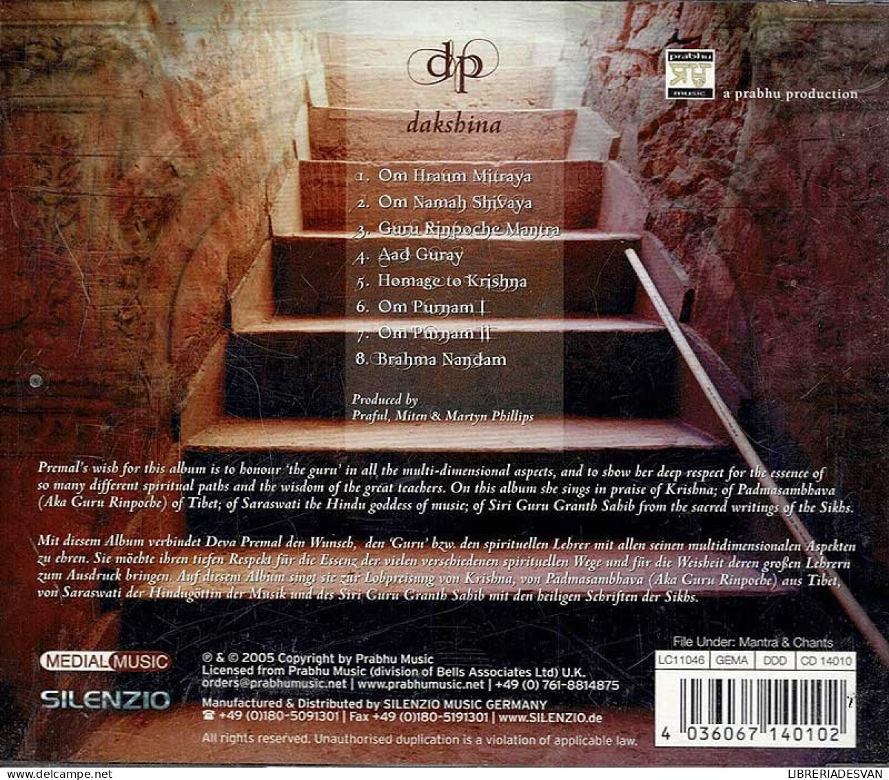 Deva Premal - Dakshina. CD - New Age