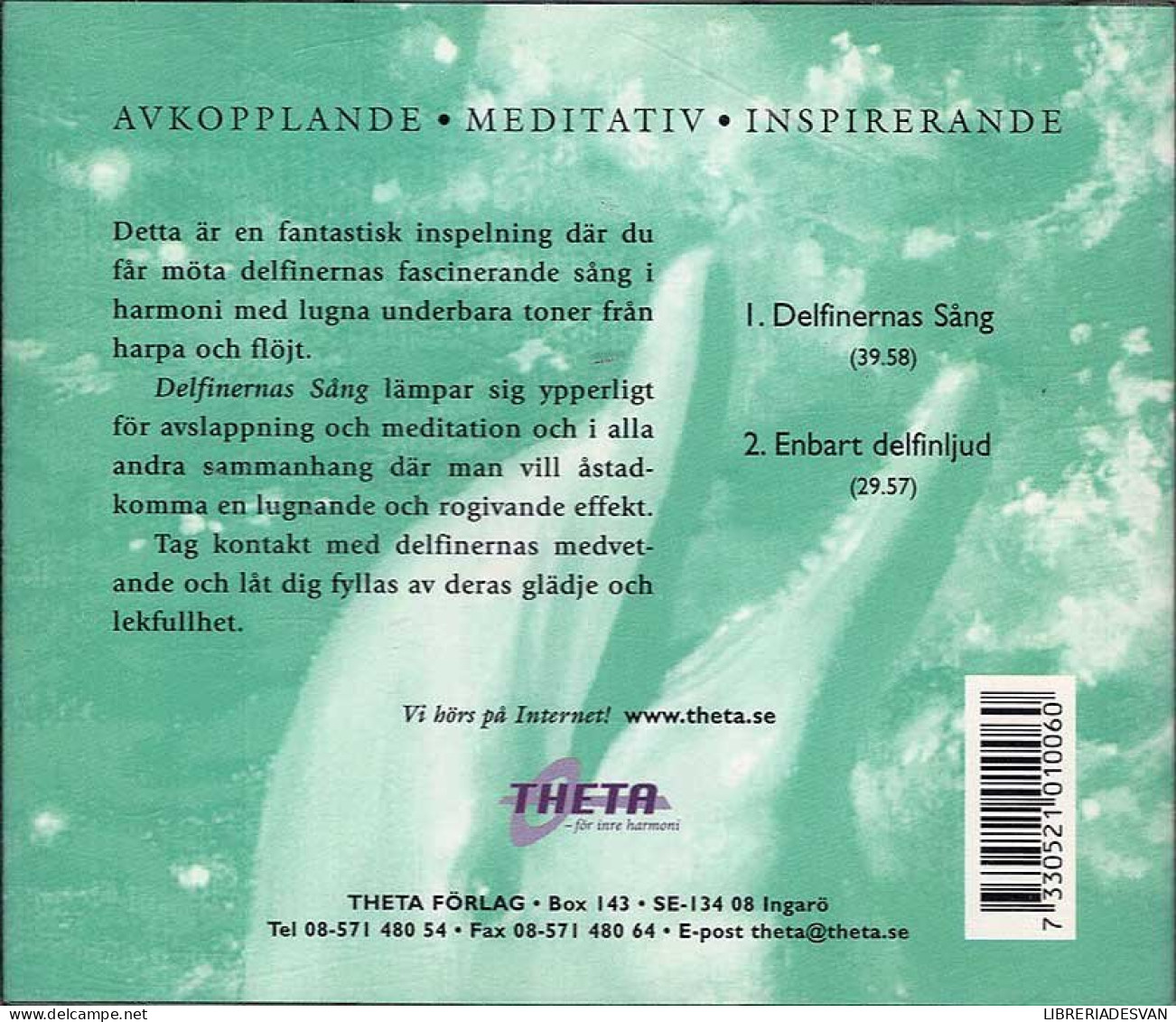 Björn Melander - Delfinernes Sang / Delfinernas Sång. CD - New Age