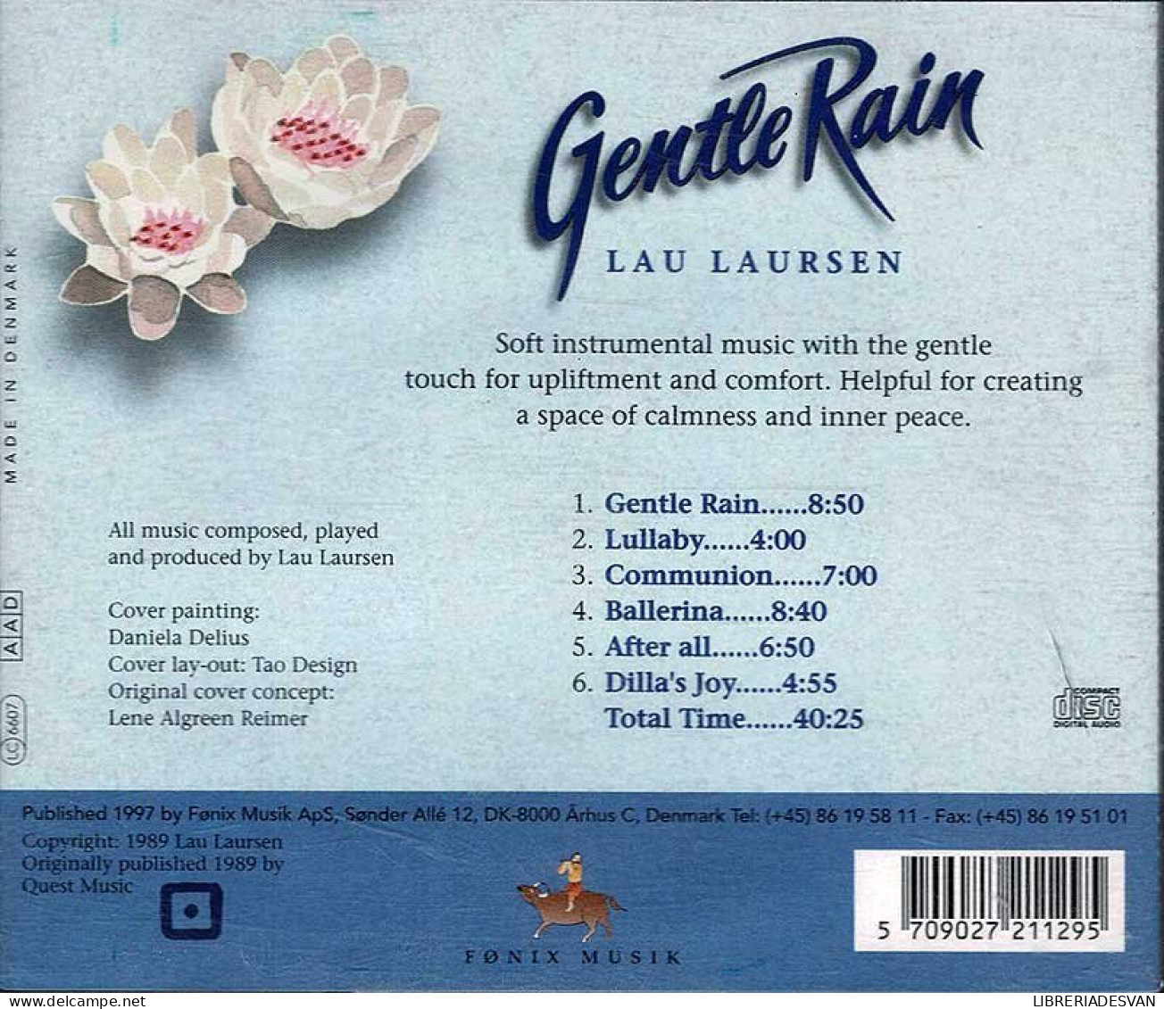 Lau Laursen - Gentle Rain. CD - New Age