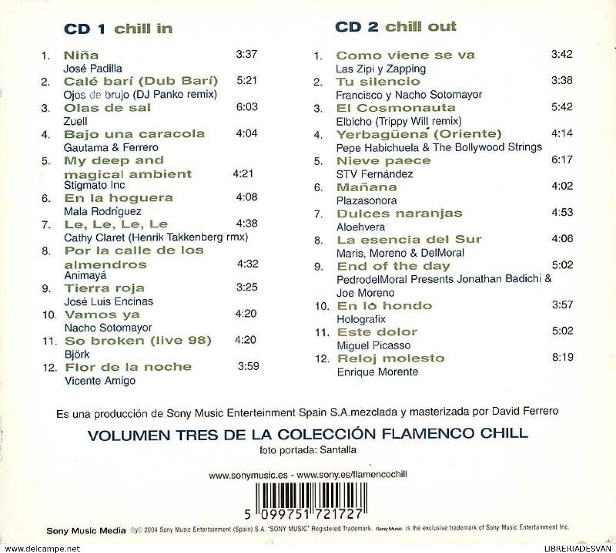 Flamenco Chill In. 2 X CD - New Age