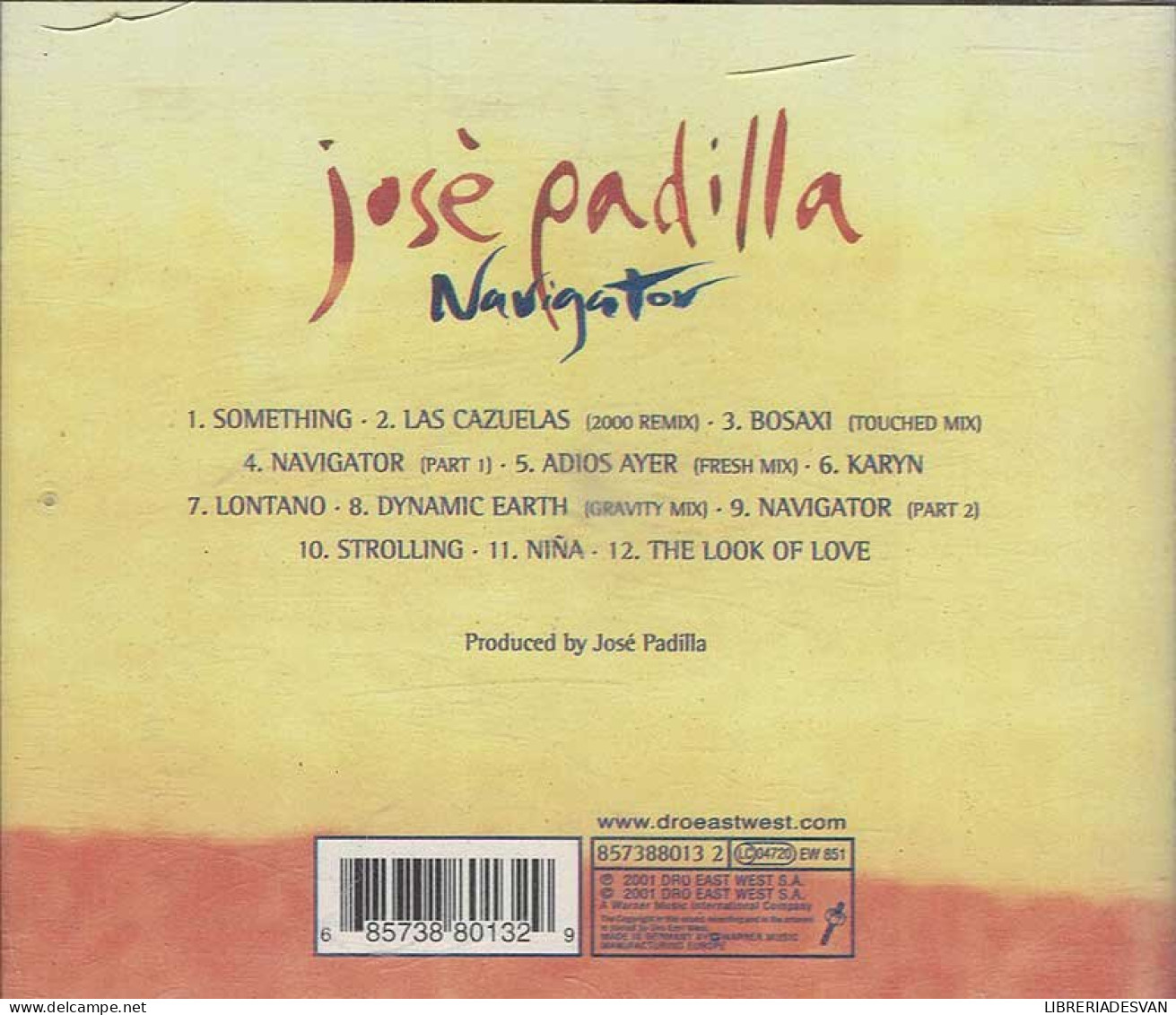José Padilla - Navigator. CD - New Age