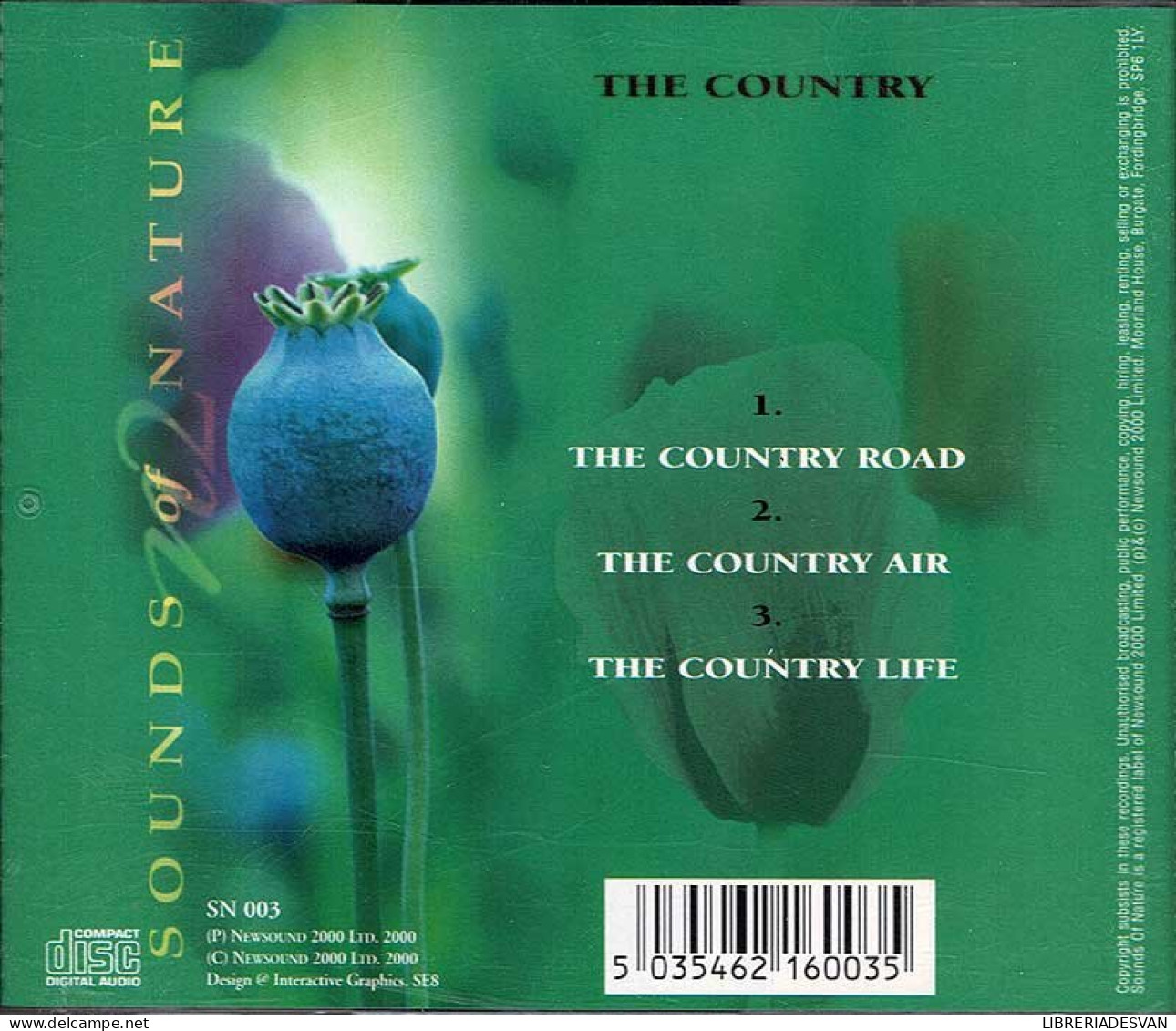 Paul Rayner-Brown - The Country - Sounds Of Nature. CD - New Age