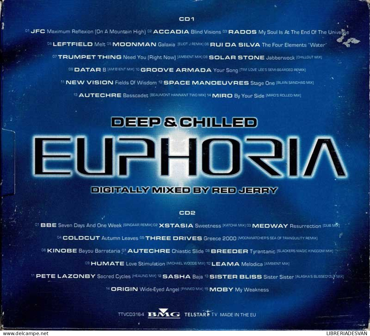 Red Jerry - Deep & Chilled Euphoria. 2 X CD - Nueva Era (New Age)