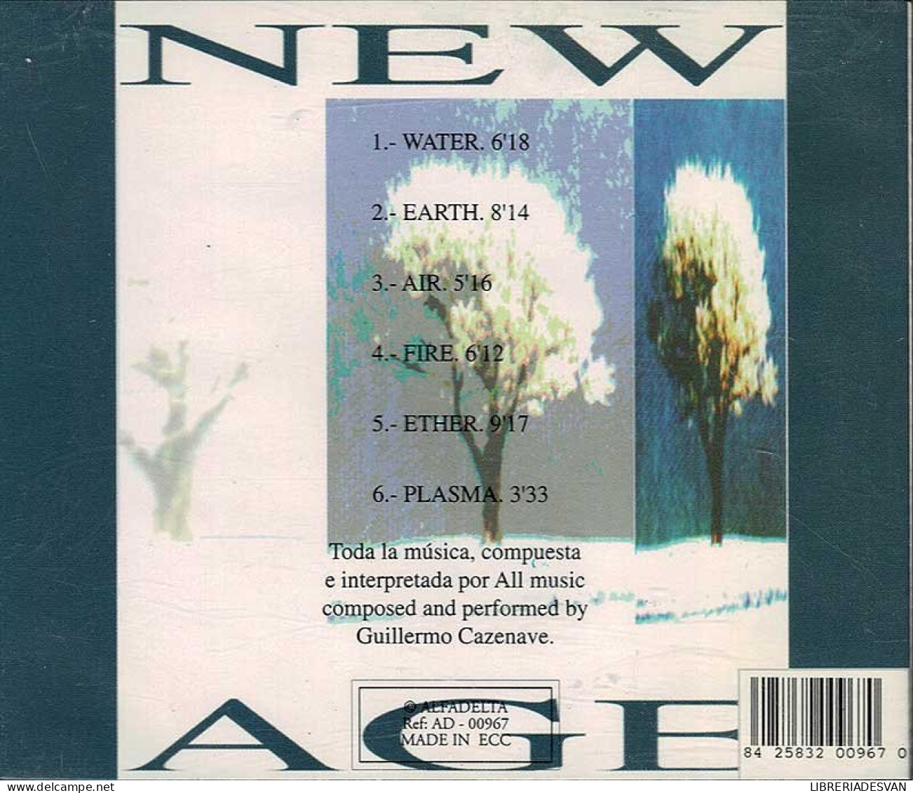 Guillermo Cazenave - New Age. CD - Nueva Era (New Age)